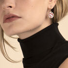 Boucles d'oreilles Dormeuses Tresse, Finition argentée, Sun / Marine image number 5